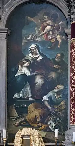L'éducation de la Vierge et saint Pierre Flaminio Grapinelli