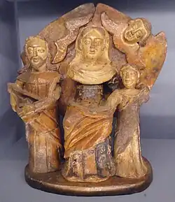 Sant'Ana Mestra com São Joaquim e anjos, São Paulo (XVIIe&nbsp;siècle, musée de Sant'Ana&nbsp;(pt), Tiradentes).