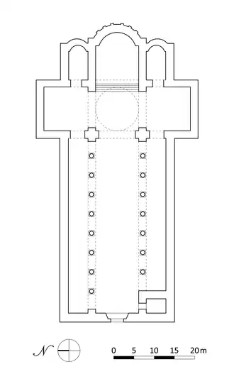 Plan de l'ancienne abbaye