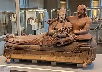 Le Sarcophage des Époux,urne funéraire étrusque