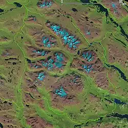 Vue satellite du parc.