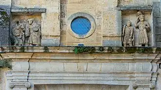 Détails de la façade.