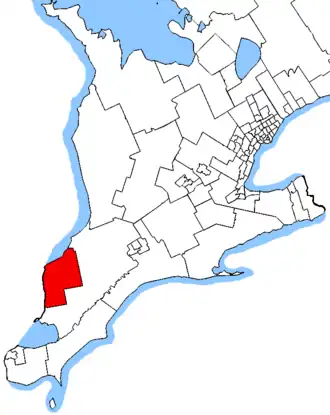 Carte de la circonscription