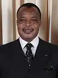 Denis Sassou-NguessoParti congolais du travail(1979 : 100 % - 1984 : 100 % - 1989 : 100 %)
