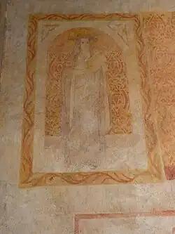 Fresque, chapelle saint Pierre XVIe&nbsp;siècle.