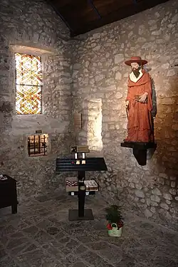 Terre cuite, chapelle saint Pierre transept nord XVIIe siècle.