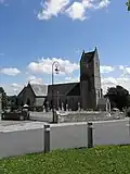 Une vue septentrionale de l'église Saint-Martin.