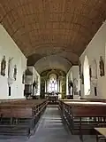 L'intérieur de l'église paroissiale.