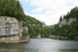 Les gorges du Doubs.