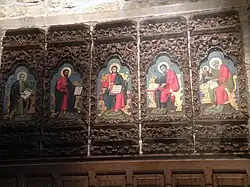 Icônes du Christ en gloire et des Évangélistes