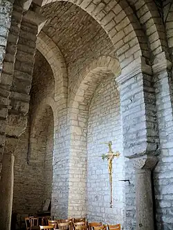 Élévation de la nef.