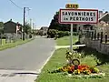 Entrée de Savonnières-en-Perthois.