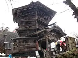 Sazaedō&nbsp;(ja) de Aizuwakamatsu, exemple de « temples-coquillage ».