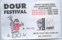 Ticket Dour 1995