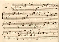 partition manuscrite