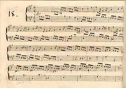 partition manuscrite