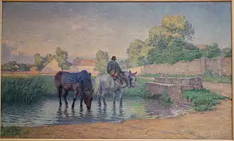 Walter Griffin, Scene at Fleury, France (1893)