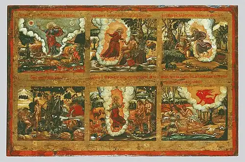 Scènes de la Genèse.