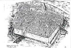 Illustration vue aérienne an 1498