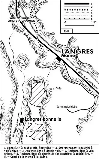 Voir la carte de la ligne.