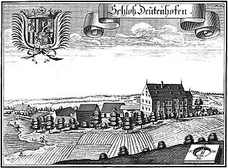 Château Deutenhofen&nbsp;(en) en 1700.
