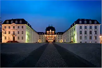 Le château de Sarrebruck.