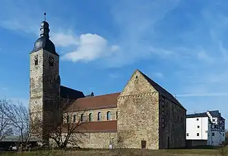 L'église abbatiale de l'ancienne abbaye située à Leitzkau.