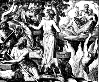 Illustration de la parabole du Riche et du pauvre Lazare