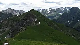 Vue de la face Nord.