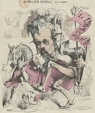 Le Lorgnon par Achille Lemot dans Le monde pour rire (1846).