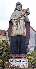 Statue de Saint Jean Népomucène.