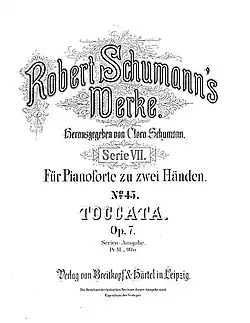 Image illustrative de l’article Toccata (Schumann)