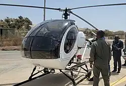 Hélicoptère d'entraînement Schweizer S300 en 2022.