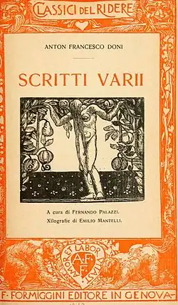 Anton Francesco Doni Écrits divers