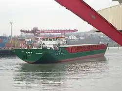 Aladin, caboteur fluvio-maritime à Gennevilliers