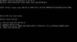 Description de l'image SeaBIOS 1.15.0 boot device selection screenshot.png.