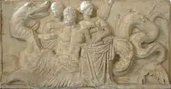 Noces de Poséidon et d'Amphitrite. Glyptothèque de Munich