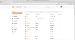 Description de l'image Seafile web interface.png.