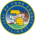 Blason de Comté de Cook(Cook County)