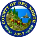 Blason de Comté de Del Norte(Del Norte County)