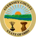 Blason de Comté de Guernsey(Guernsey County)