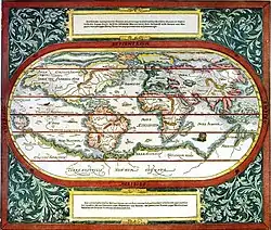 Mappemonde de Sebastian Münster (1544).