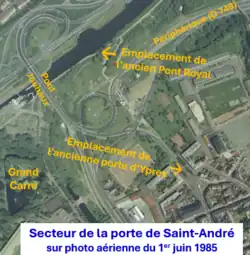 Secteur porte St-André en 1985
