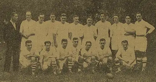 Section paloise, vainqueur du Challenge Du Manoir en 1938