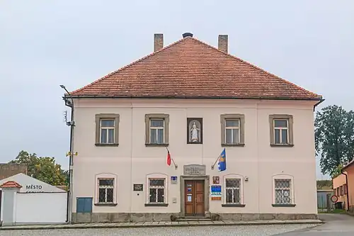 Sedlice : hôtel de ville.