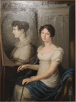 Autoportrait de la princesse Dolgorouki avec sa mère.