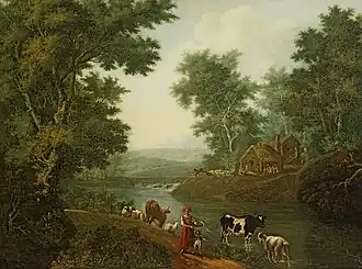 Paysage dans les environs de Saint-Pétersbourg