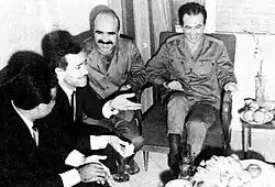 Description de l'image Senior officials in the Baath Party in a rare un-official photograph with Salah Jadid from 1969.jpg.