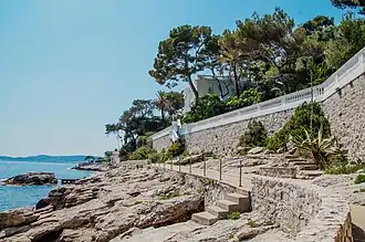 Sentier du littoral, commune de Cap d'Ail