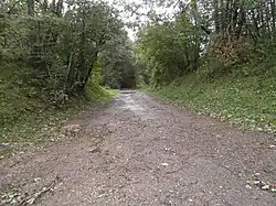 Sentier au départ de la ferme de Bellechambre.